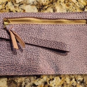 Portland Leather Alpine Pouch ~ Lilac Collection & Pebbling !